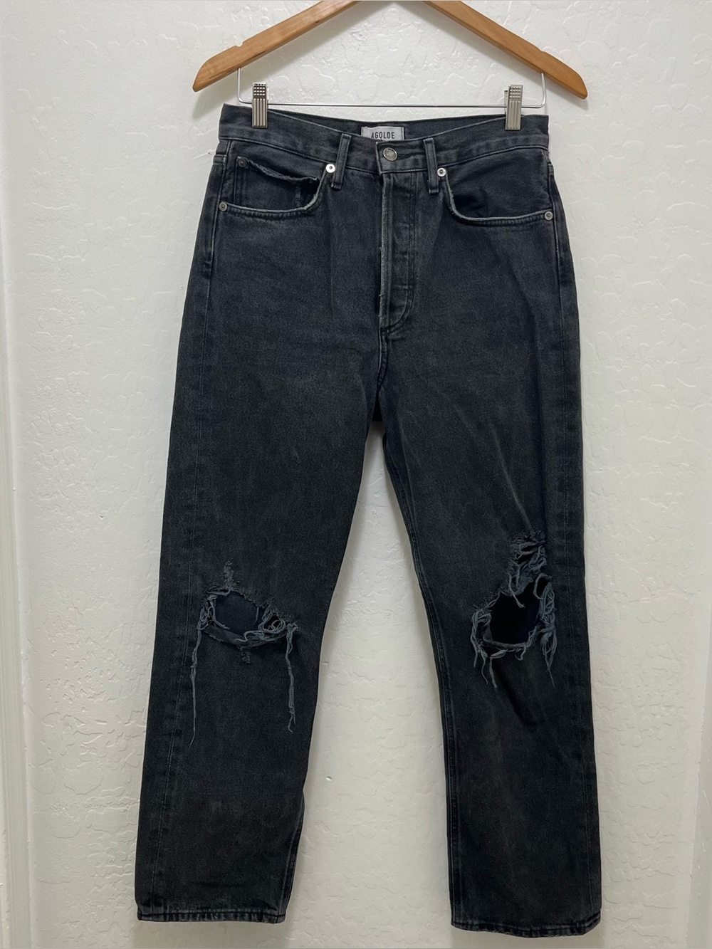 AGOLDE 90's Mid Rise Loose Fit Jeans Size 26 in Smokestack